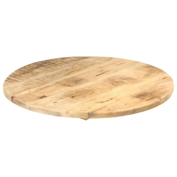 Ümmargune mangopuidust lauaplaat, 70 cm, 25–27 mm – 8