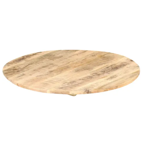 Ümmargune mangopuidust lauaplaat, pruun, 70 cm, paksus 15–16 mm – 8