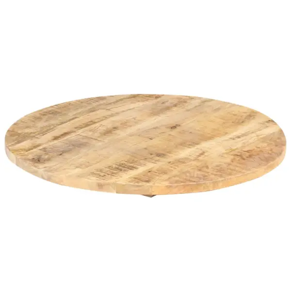 Ümmargune mangopuidust lauaplaat, 80 cm, 25–27 mm, lihvitud, värvitud ja lakitud – 7