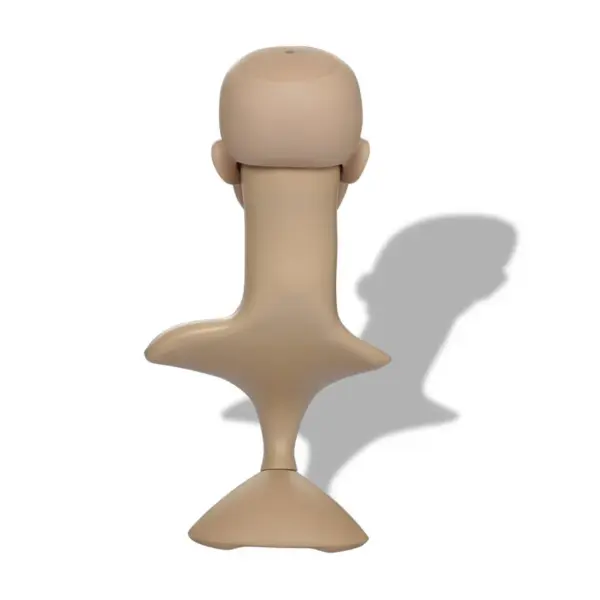 Naismannekeeni pea parukatele ja ehete esitlemiseks, beež, 51 cm – 4