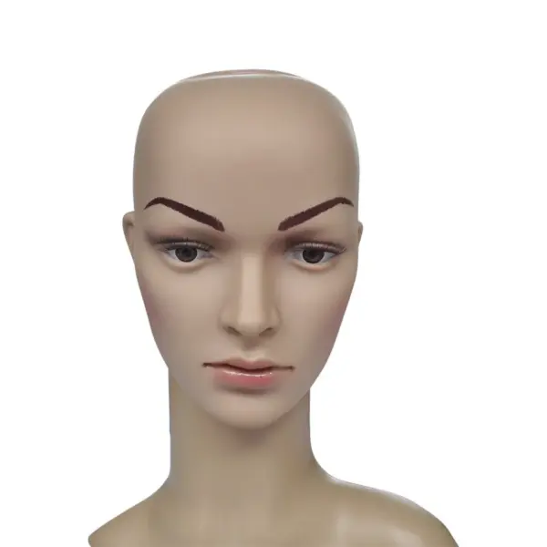 Naismannekeeni pea parukatele ja ehete esitlemiseks, beež, 51 cm – 5