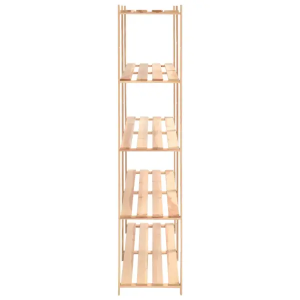 5-korruselised männipuidust hoiuriiulid, 2 tk, 170 x 38 x 170 cm, 500 kg – 5
