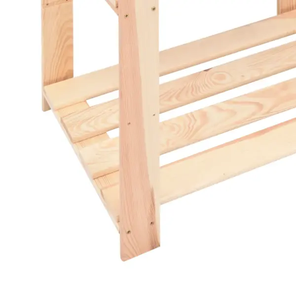5-riiuliga hoiuriiulid, 2 tk, männipuit, 80 x 38 x 170 cm, 250 kg – 7