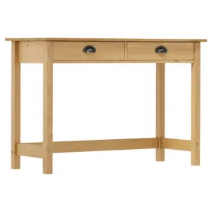Meekarva männipuidust konsoollaud Hill 2 sahtliga, 110 x 45 x 74 cm