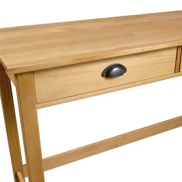 Meekarva männipuidust konsoollaud Hill 2 sahtliga, 110 x 45 x 74 cm – 5