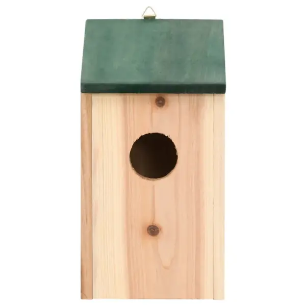 Linnupesakastid rohelise katusega, 8 tk, männipuit, 12 x 12 x 22 cm – 3