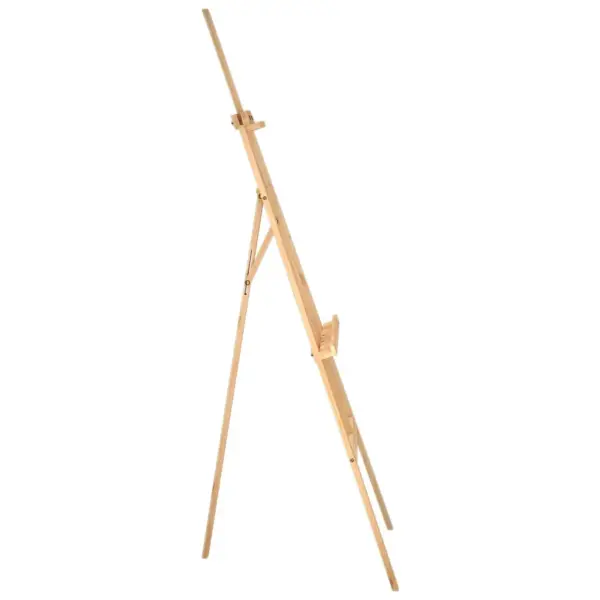 Reguleeritav männipuidust molbert, töötlemata, 53,5 x 95 x 127 cm – 4