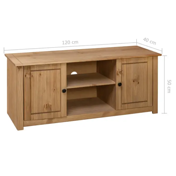 Männipuidust telerikapp 2 ukse ja 2 sektsiooniga, 120 x 40 x 50 cm, Panama sari – 9