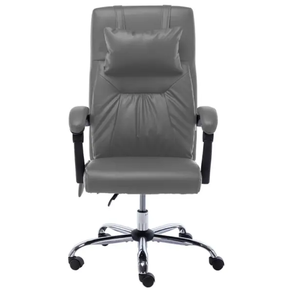 Massaažiga ergonoomiline kontoritool, antratsiithall kunstnahk, kallutatav seljatugi – 2
