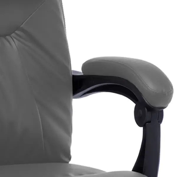 Massaažiga ergonoomiline kontoritool, antratsiithall kunstnahk, kallutatav seljatugi – 7