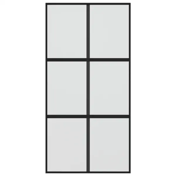Matt must karastatud klaasist liuguks alumiiniumraamiga, 102,5 x 205 cm – 4