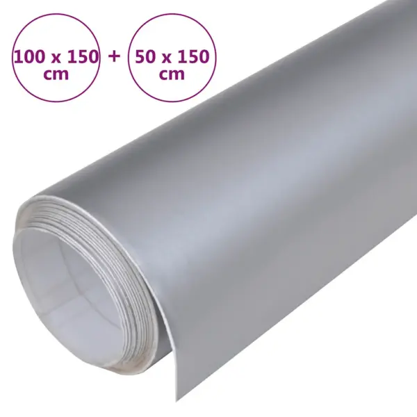 Matthõbedane iseliimuv autokile, vetthülgav PVC, 2 tk, 50 x 150 cm ja 100 x 150 cm - 8