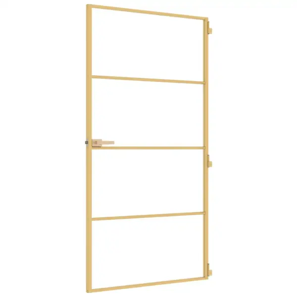 Mattklaasist siseuks kuldse alumiiniumraamiga, 102,5 x 201,5 cm – 5