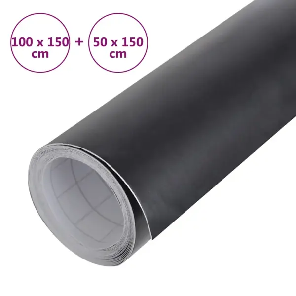 Vetthülgav mattmust iseliimuv autokile, PVC, 2 tk, 100 x 150 cm + 50 x 150 cm – 8