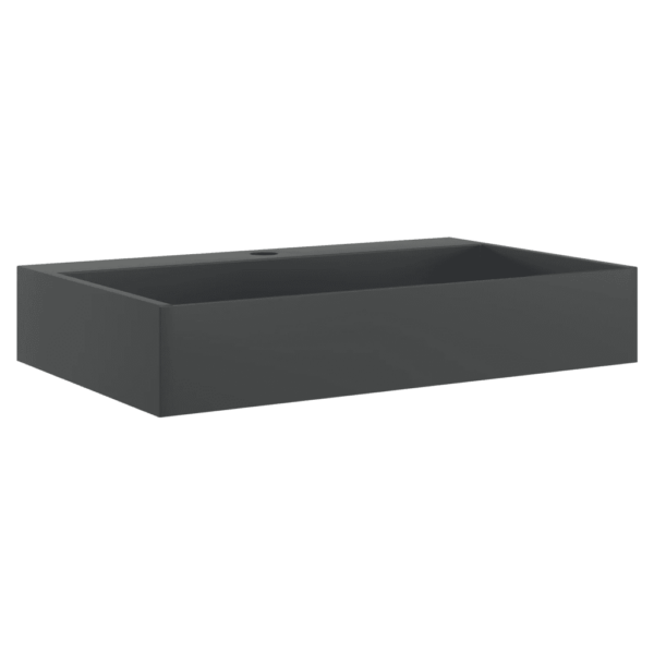Mattmust mineraalvalamist valamu kraaniavaga, 60 x 38 x 11 cm – 2