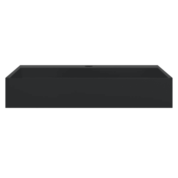 Mattmust mineraalvalamist valamu kraaniavaga, 60 x 38 x 11 cm – 4