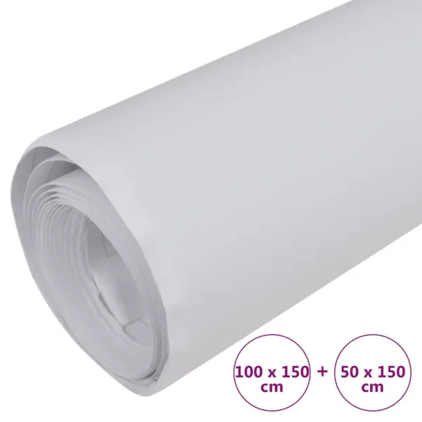 2-osaline mattvalge iseliimuv autokile komplekt, PVC, 100 x 150 cm + 50 x 150 cm – 8