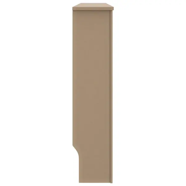 Pruun MDF radiaatorikate horisontaalsete liistudega, 152 x 19 x 81,5 cm – 5