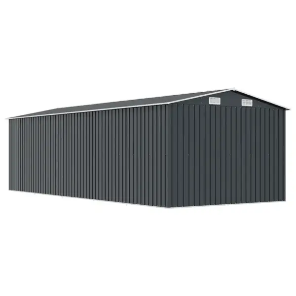 Metallist aiakuur topelt lükandustega, antratsiithall, 257 x 580 x 181 cm – 7