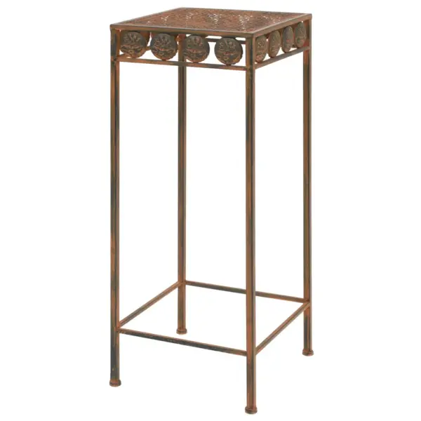 Vanaaegses stiilis metallist taimealused, 3 tk, roostes värvi – 4