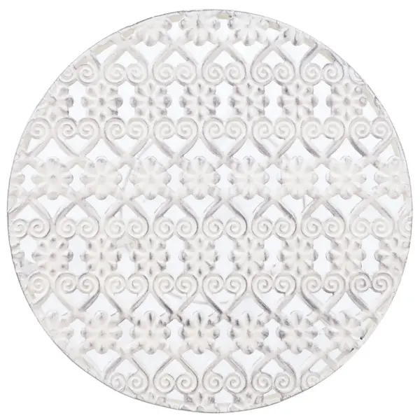 Metallist taimealuste komplekt, 3 tk, vanaaegses stiilis, antiikvalge – 6