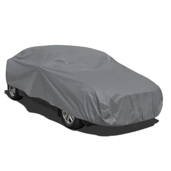 Mittekootud lausriidest autokate sedaanile, XL, hall, 533 x 178 x 119 cm – 5