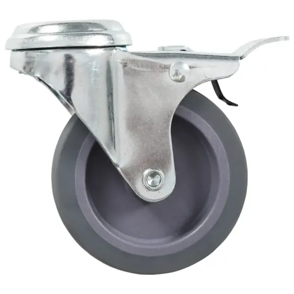 Pööratavad mööblirattad piduritega, hall, 12 tk, 75 mm, M10 – 5
