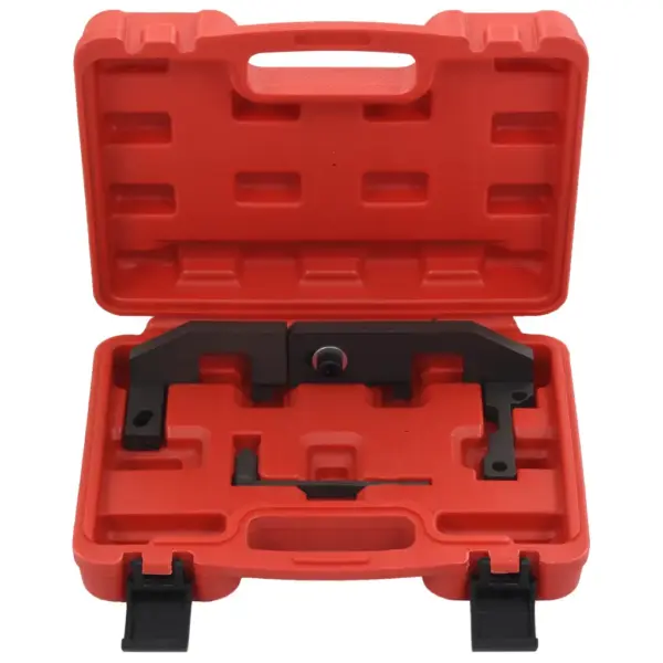 2-osaline mootori ajastamise tööriistakomplekt Peugeot 208/2008, Citroen C3, 1,0/1,2 VTi, teras, punane kohver – 2