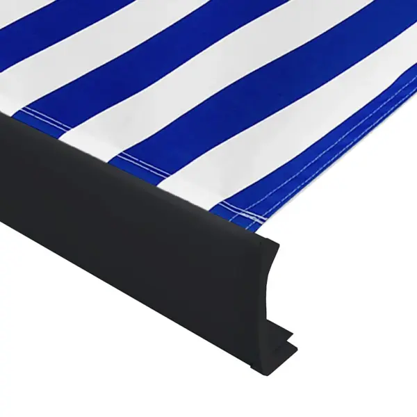 Mootoriga terrassimarkiis 350 x 250 cm, sinine-valge, alumiiniumraam – 4