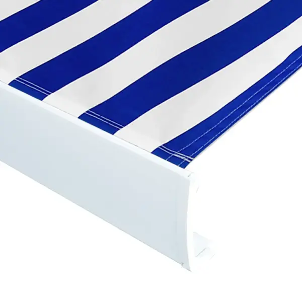 Mootoriga terrassivarikatus 400 x 300 cm, sinine-valge – 4