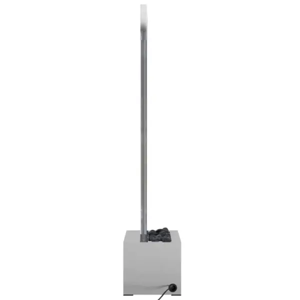 Mullisammas RGB LED-tuledega, harjatud roostevaba teras ja akrüül, 110 cm – 6