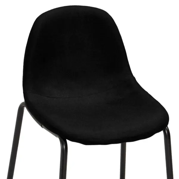 5-osaline must baarikomplekt kangast baaritoolidega, baarilaud 60 x 60 x 111 cm – 11