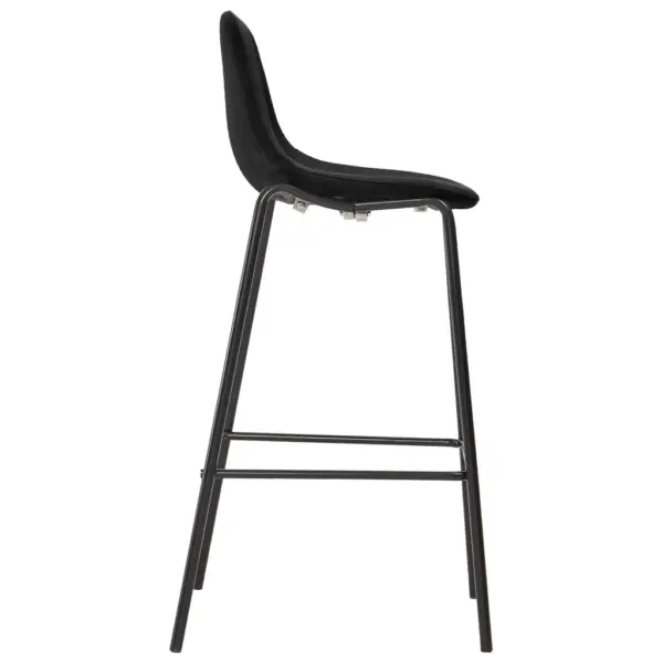 5-osaline must baarikomplekt kangast baaritoolidega, baarilaud 60 x 60 x 111 cm – 9