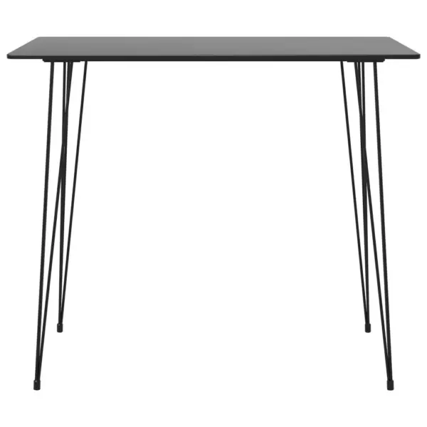 7-osaline must baarikomplekt MDF-lauaga ja metallpukkidega, laud 120 x 60 x 105 cm – 3