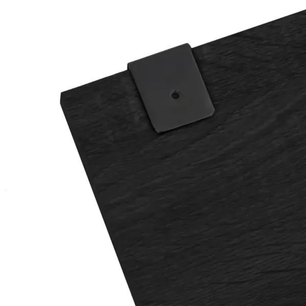 7-osaline seinale kinnitatav vannitoamööbli komplekt peeglitega, must tehispuit, valamukapp 150 x 45 x 45 cm - 5
