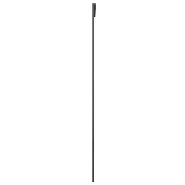 Must alumiiniumraamiga liuguks matistatud turvaklaasiga, 76 x 205 cm – 4