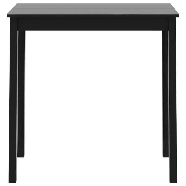 Baarilaud musta MDF lauaplaadi ja männipuidust jalgadega, 115 x 55 x 107 cm - 3