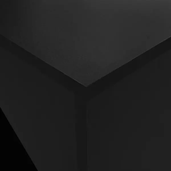 Must L-kujuline baarilaud riiulkapiga, tehispuit, 115 x 59 x 200 cm - 4