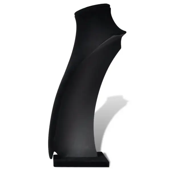 Must flanellist kaelakee büst ehtehoidja, 2 tk, 23 x 11,5 x 30 cm – 5