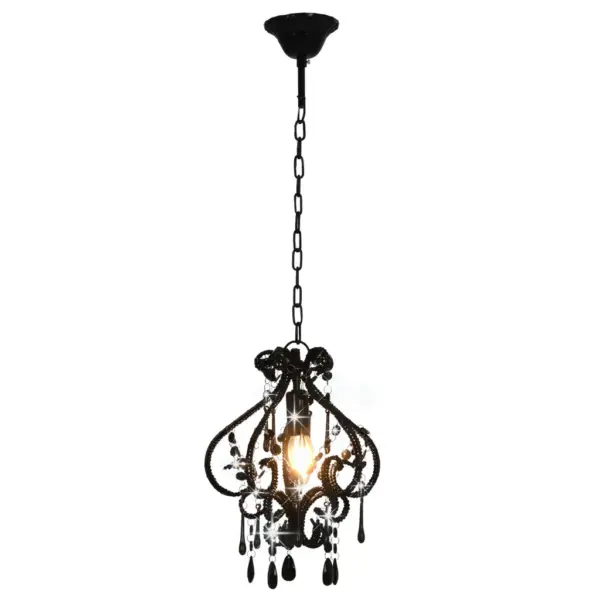 Must helmestega laelamp E14 sokliga, 24 x 32 cm – 3