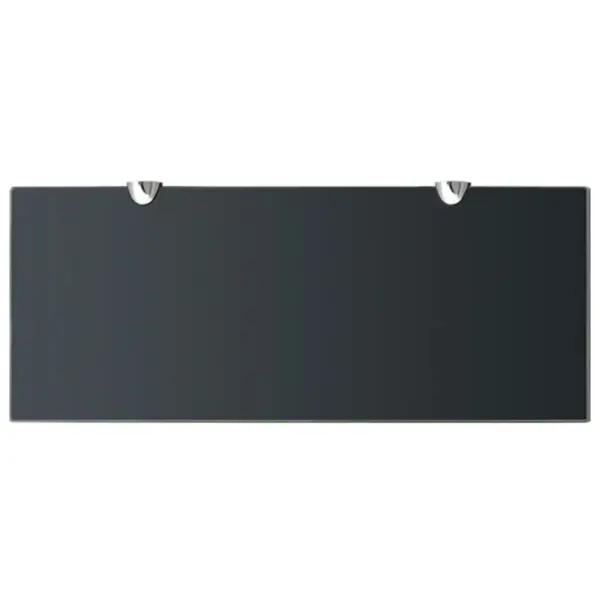 Must hõljuv klaasriiul, karastatud turvaklaas 8 mm, 50 x 20 cm – 3