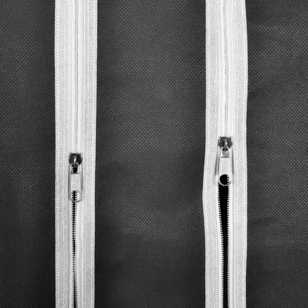 Kangast riidekapp sektsioonide ja riputustorudega, must, 45 x 150 x 176 cm – 8