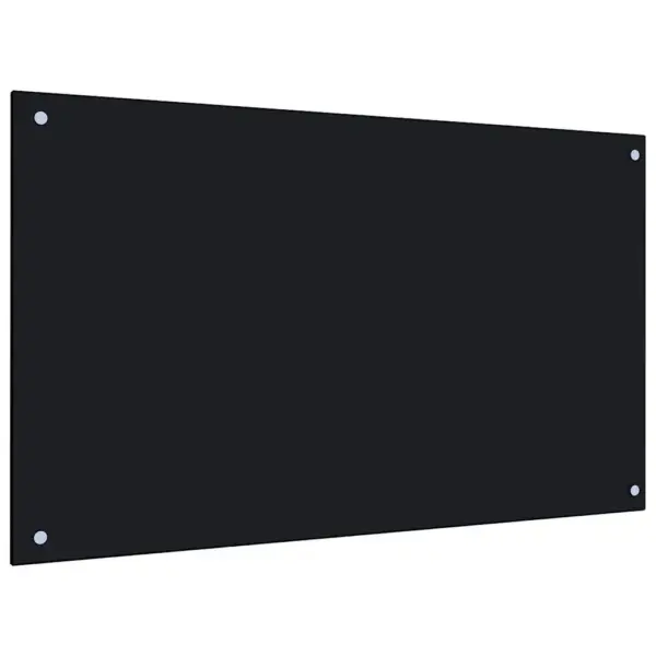 Must karastatud klaasist köögi pritsmekaitse, 100 x 60 cm – 5