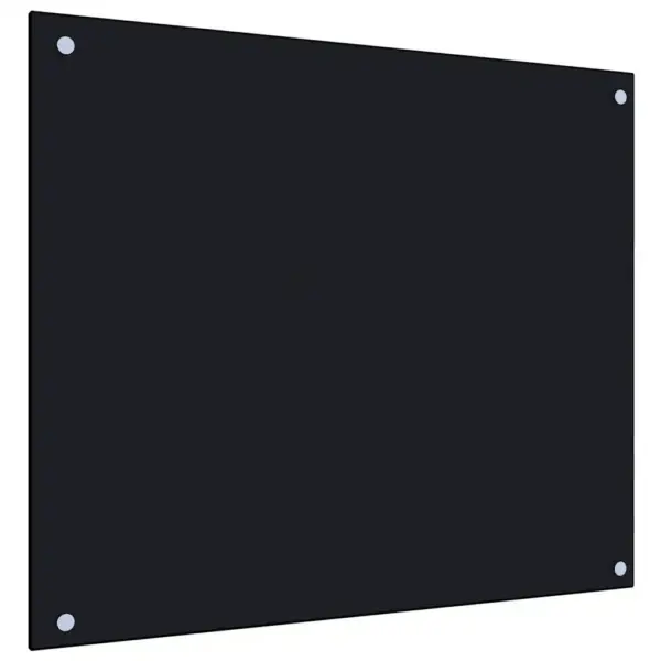 Must karastatud klaasist köögi pritsmekaitse, 70 x 60 cm - 5