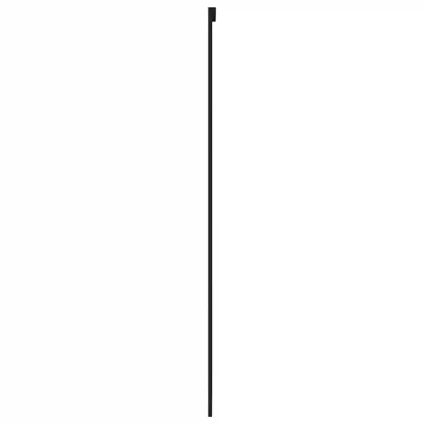 Must karastatud klaasist liuguks alumiiniumraamiga, 90 x 205 cm – 5