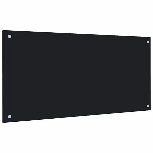 Must karastatud klaasist köögi pritsmekaitse, 100 x 50 cm, 6 mm – 5