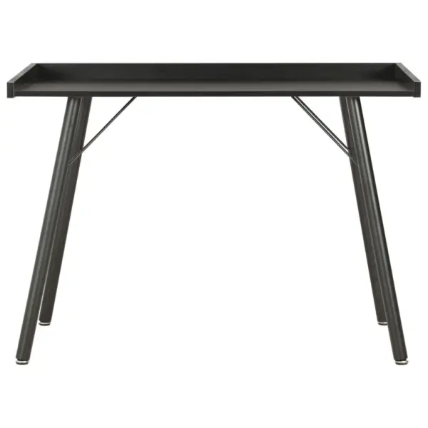 Must kirjutuslaud kõrgendatud servadega, 90 x 50 x 79 cm – 2