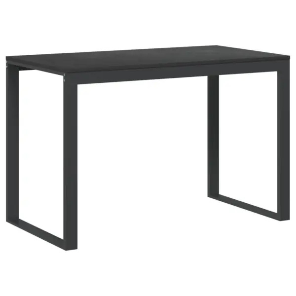 Must kirjutuslaud metallraamiga, 110 x 60 x 73 cm – 2