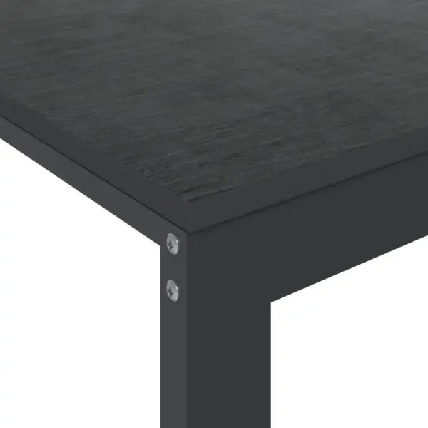 Must kirjutuslaud metallraamiga, 110 x 60 x 73 cm – 4