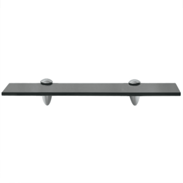 Must karastatud klaasist hõljuv seinariiul, 40 x 10 cm, 8 mm – 2